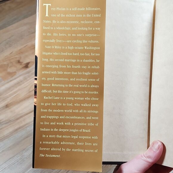 🔺️NWOT The Testament by John Grisham Hardcover - Picture 2 of 3